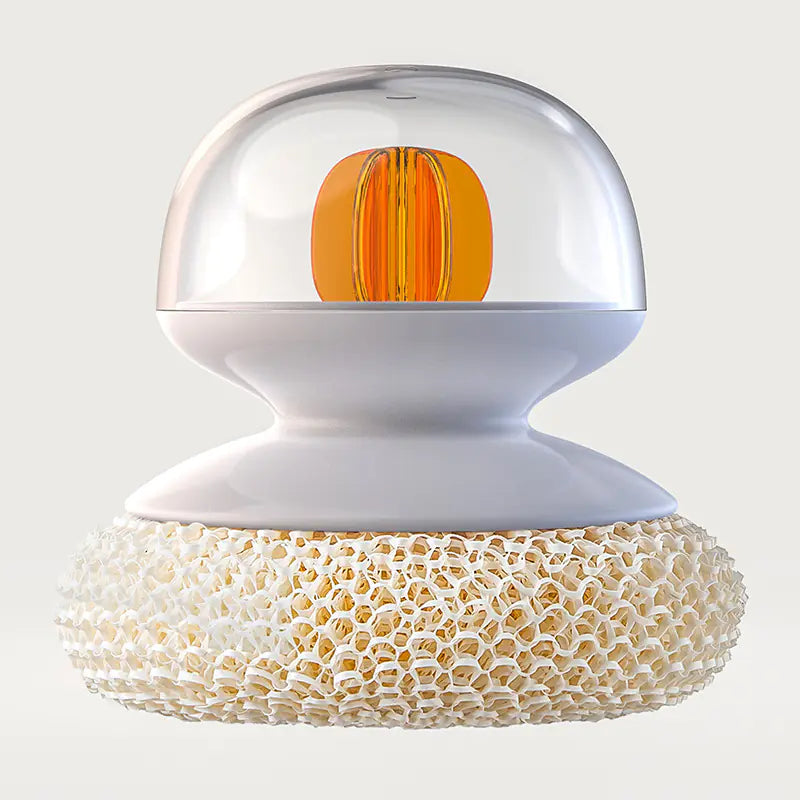 Multifunctional Pot & Pan Cleaning Brush for Kitchen | Bamboo Fiber Scrubber