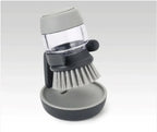Soap Dispensing Dish Brush Set – Refillable Kitchen Scrub | Pot & Pan Cleaning Tool